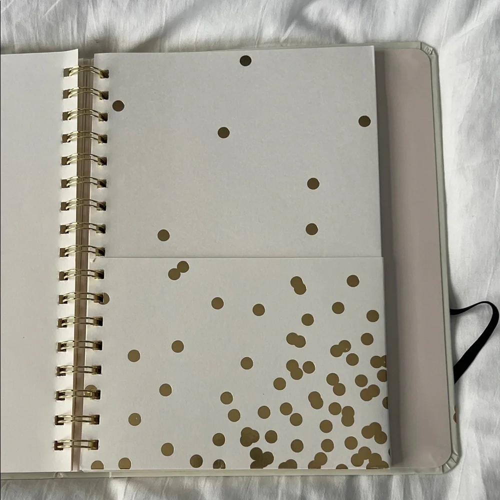 kate spade Cheers Planner with Gold Dots